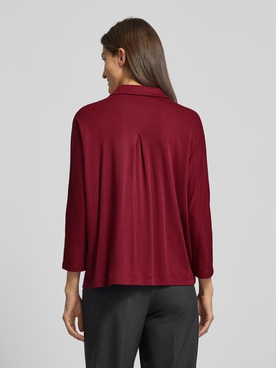 Brax Hemdbluse mit verdeckter Knopfleiste Modell 'CELIA' Bordeaux 5