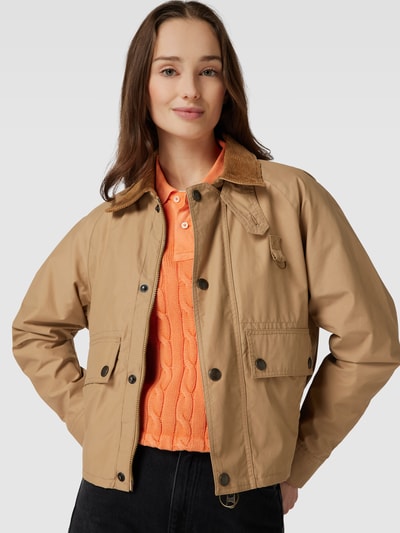 Polo Ralph Lauren Jacke mit Polokragen Modell 'UTLY' Camel 3