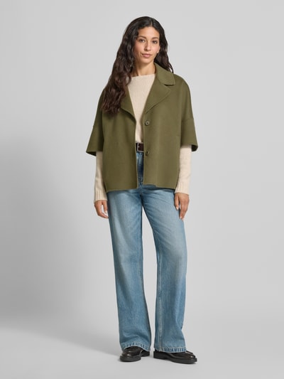 Luisa Cerano Jacke mit Reverskragen Khaki 1