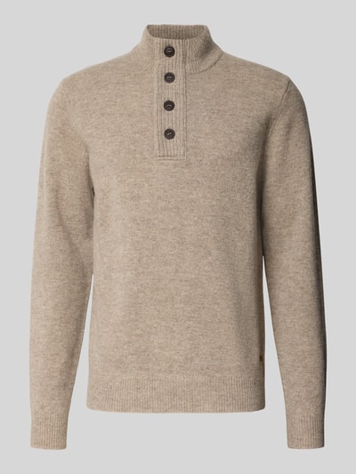 Barbour Troyer aus Wolle mit kurzer Knopfleiste Silber 1