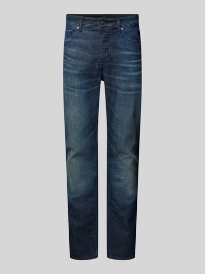 BOSS Orange Jeans mit 5-Pocket-Design Modell 'TABER' Dunkelblau 1