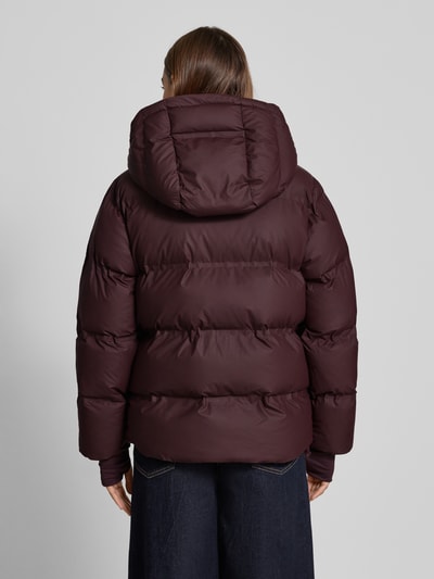 Neo Noir Steppjacke mit Reißverschlusstaschen Bordeaux 5