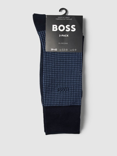 BOSS Socken mit Label-Detail im 2er-Pack Marine 3