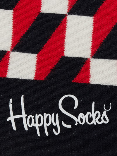 Happy Socks Skarpety we wzory na całej powierzchni Ciemnoniebieski 2