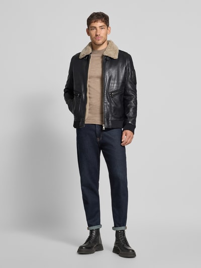 Gipsy Jack met teddybont, model 'STARPILOT' Zwart - 1