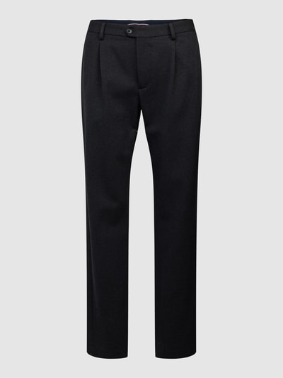 Tommy Hilfiger Pants Pantalon met bandplooien, model 'MILANO' Marineblauw - 2