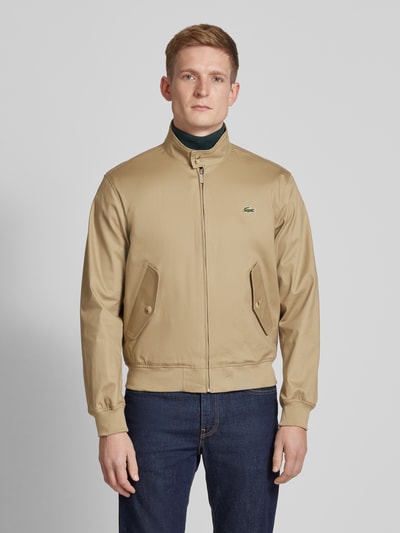 Lacoste Jacke mit Stehkragen Beige 4