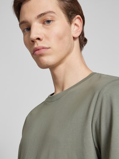 Jack & Jones T-Shirt mit abgerundetem Saum Modell 'ENOA' Mittelgrau 3