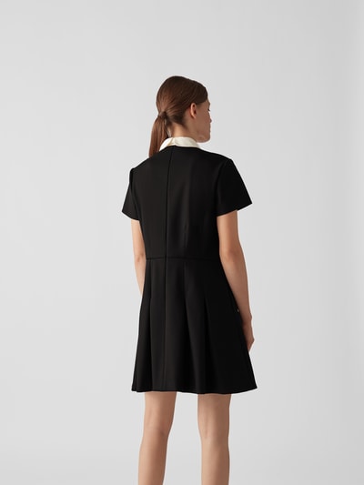 RED Valentino Knielanges Kleid im Retro-Stil Black 5