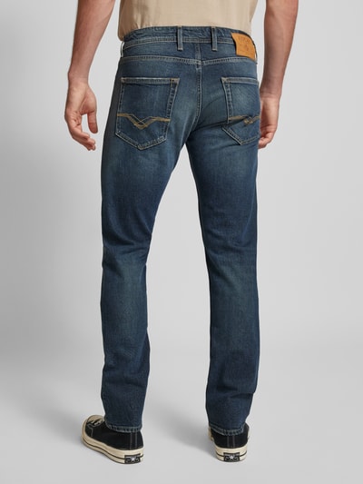 Replay Straight leg jeans in 5-pocketmodel, model 'GROVER' Jeansblauw - 5