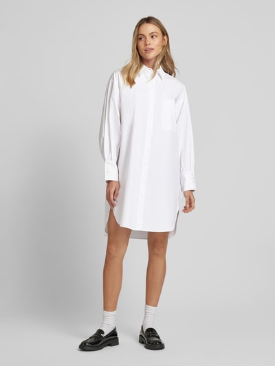INFLUENCER'S CHOICE BY P&C* Sukienka koszulowa o długości do kolan z listwą guzikową na całej długości Biały 4