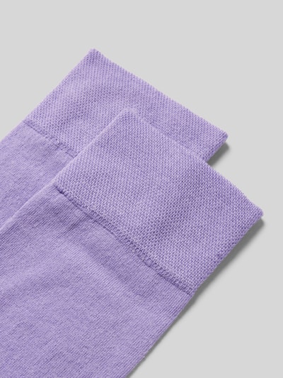 Christian Berg Men Socken mit Label-Detail Lavender 2