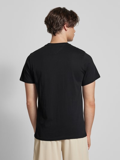 Tommy Jeans T-Shirt mit Label-Print Black 5