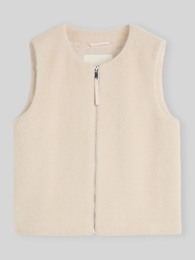 Tom Tailor Regular Fit Weste mit Reißverschluss Beige 2