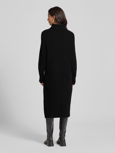 Fynch-Hatton Strickkleid mit Rollkragen Black 5