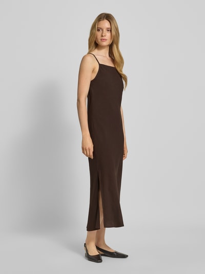 Someday Midikleid Viskose-Leinen-Mix Modell 'Qualeza' Black 1