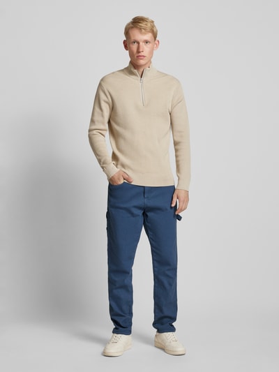 Blend Relaxed Fit Hose mit Label-Detail Modell 'Hurricane' Marine 1