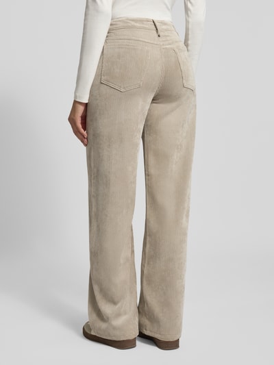 Drykorn Spodnie sztruksowe z wpuszczanymi kieszeniami model ‘MEDLEY’ Piaskowy 5