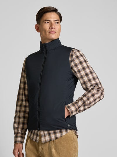 SCANDINAVIAN EDITION Kamizelka o kroju regular fit ze stójką model ‘Map’  3