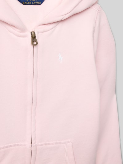 Polo Ralph Lauren Kids Bluza rozpinana z kapturem Mocnoróżowy melanż 2