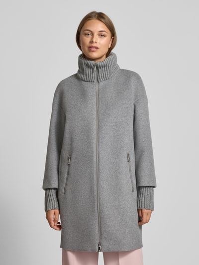 WHITE LABEL Mantel mit Zweiwege-Reißverschluss Anthrazit 4