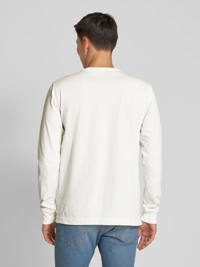 Knowledge Cotton Apparel Regular fit shirt met lange mouwen en korte knoopsluiting Offwhite - 5