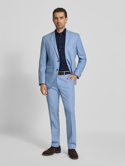 OLYMP No. Six Super slim fit zakelijk overhemd met kentkraag Marineblauw - 1