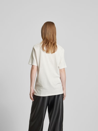 Anine Bing T-Shirt in Überlänge Offwhite 5