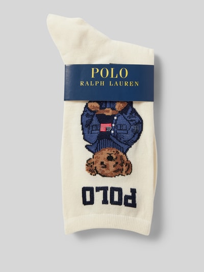 Polo Ralph Lauren Socken mit Label-Print Beige 3