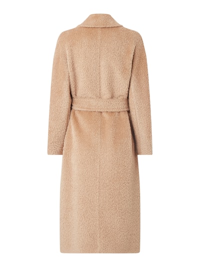 Max Mara Studio Wollmantel aus Alpaka-Schurwoll-Mix Modell 'Genarca' Camel 4