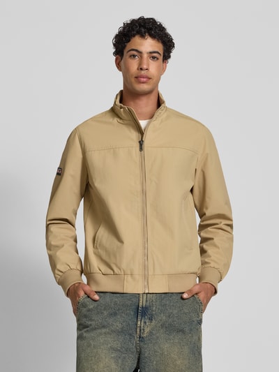 Superdry Jacke mit Leistentaschen Modell 'Harrington' Beige 4