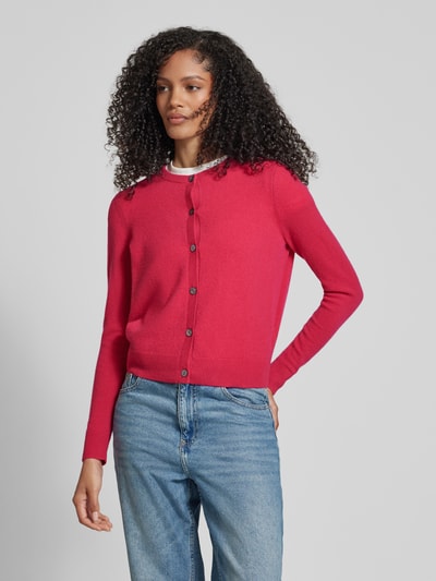 Christian Berg Woman Cardigan met doorknoopsluiting Rood - 4