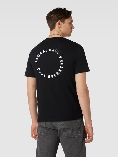 Jack & Jones T-shirt z nadrukiem z logo model ‘SUNSET’ Czarny 5