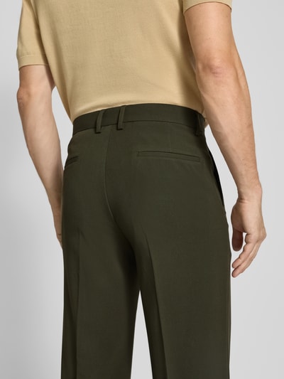 Lindbergh Relaxed Fit Stoffhose mit Bügelfalten Dunkelgruen 3