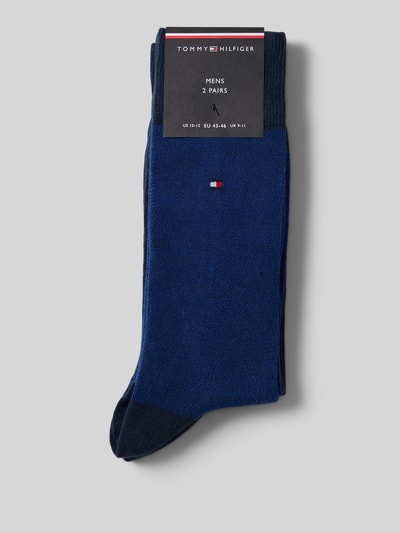Tommy Hilfiger Kousen van katoenmix, per 2 paar Koningsblauw - 3