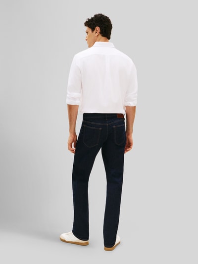 Tommy Hilfiger Jeansy o kroju regular fit z mieszanka bawełny, w 5 kieszeni, model 'DENTON' Ciemnoniebieski 5