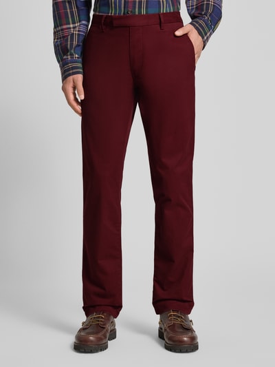 Polo Ralph Lauren Spodnie materiałowe z kieszeniami z tyłu Ciemnoczerwony 4