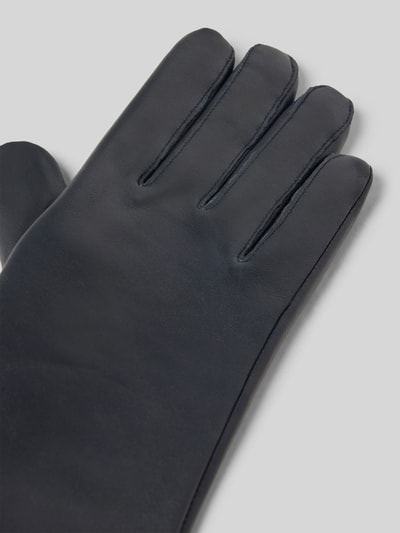 Roeckl Leren handschoenen van haarscherp nappaleer Donkerblauw - 3
