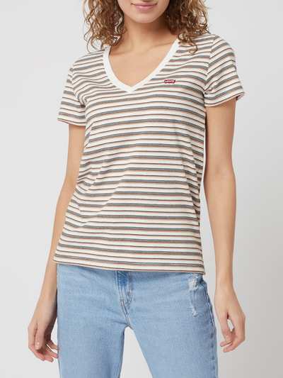 Levi's® T-shirt met streepmotief  Lichtgrijs - 4