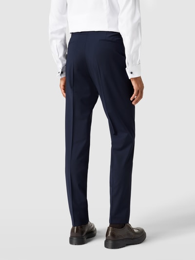 BOSS Slim fit pantalon, model 'Genius' Marineblauw - 5