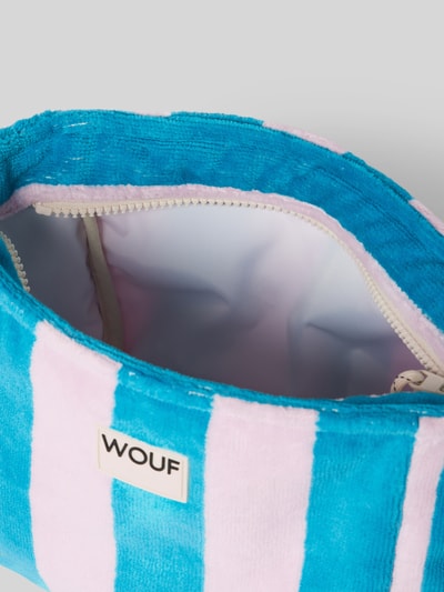 WOUF Kosmetiktasche mit Label-Detail Modell 'Lanzarote' Petrol 3