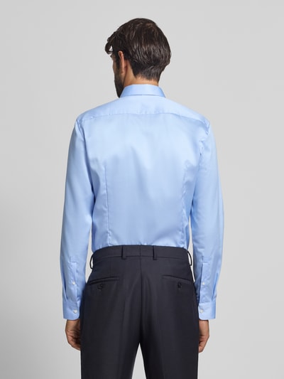 Jake*s Super slim fit zakelijk overhemd met kentkraag Lichtblauw - 5