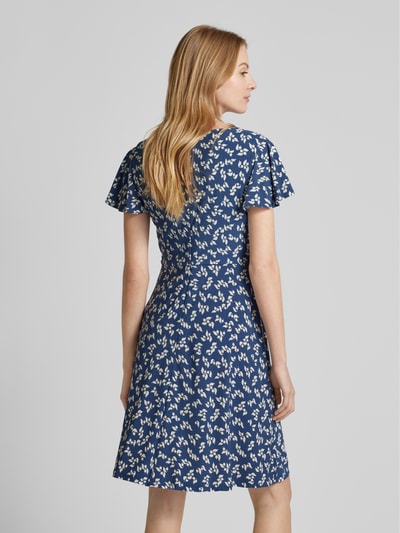 Lauren Ralph Lauren Knielanges Kleid mit Allover-Muster Modell 'BESARRY' Hellblau 5