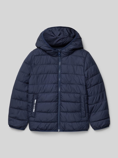 s.Oliver RED LABEL Regular Fit Steppjacke mit Kapuze Marine 1