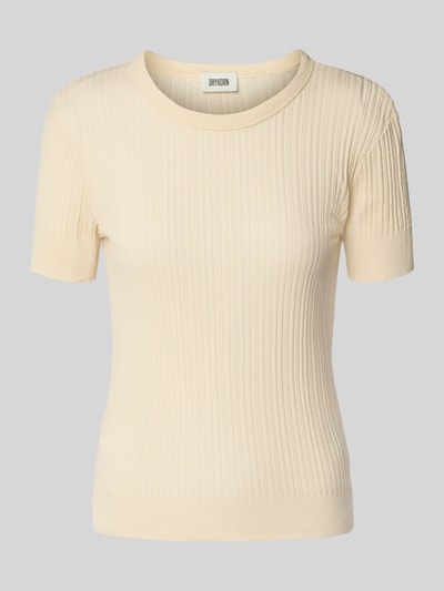 Drykorn T-shirt met ronde hals, model 'KOALY' Offwhite - 2