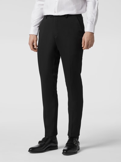 MCNEAL Slim fit pantalon met geweven motief Zwart - 4