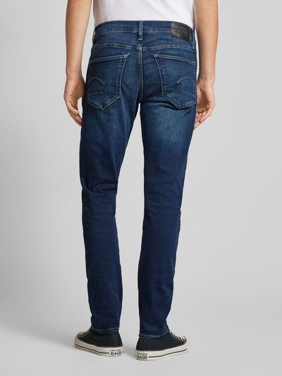 G-Star Raw Slim Fit Jeans im 5-Pocket-Design Dunkelblau 5