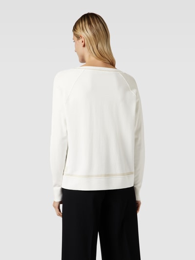 Marc Cain Gebreide pullover met ronde hals Offwhite - 5