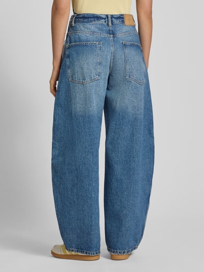 Only Jeansy o kroju barrel fit z czystej bawełny model ‘TAYLOR’ Jeansowy niebieski 5