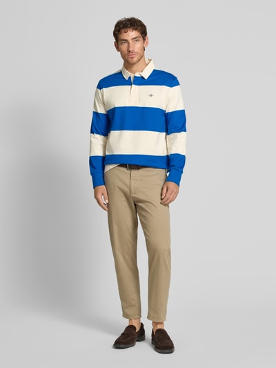 Gant Sweatshirt mit Polokragen Modell 'RUGGER' Royal 1